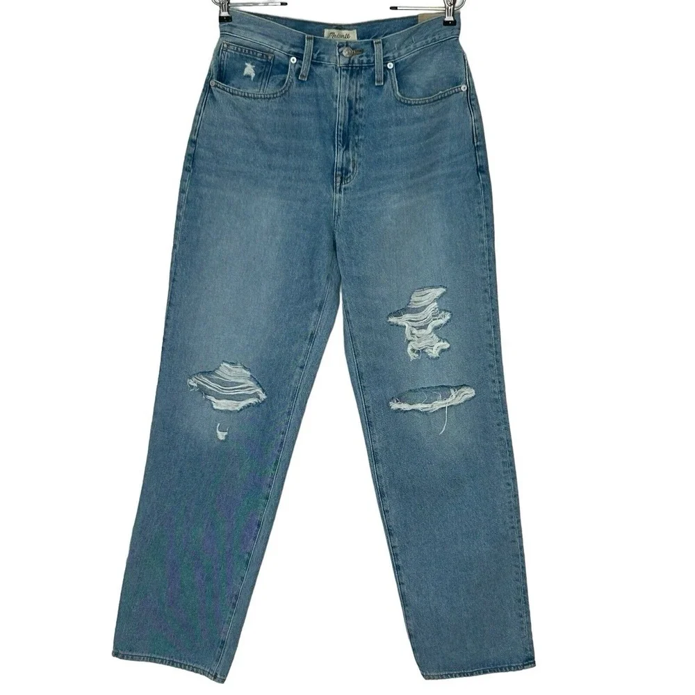Madewell Baggy Straight Jeans Size 28 Inseam 33 Nwt